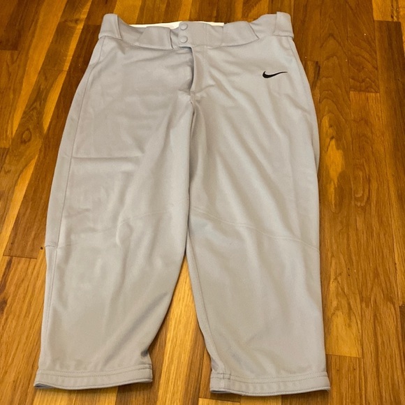 Nike Men’s Gray Baseball Pants Size M - Picture 2 of 11